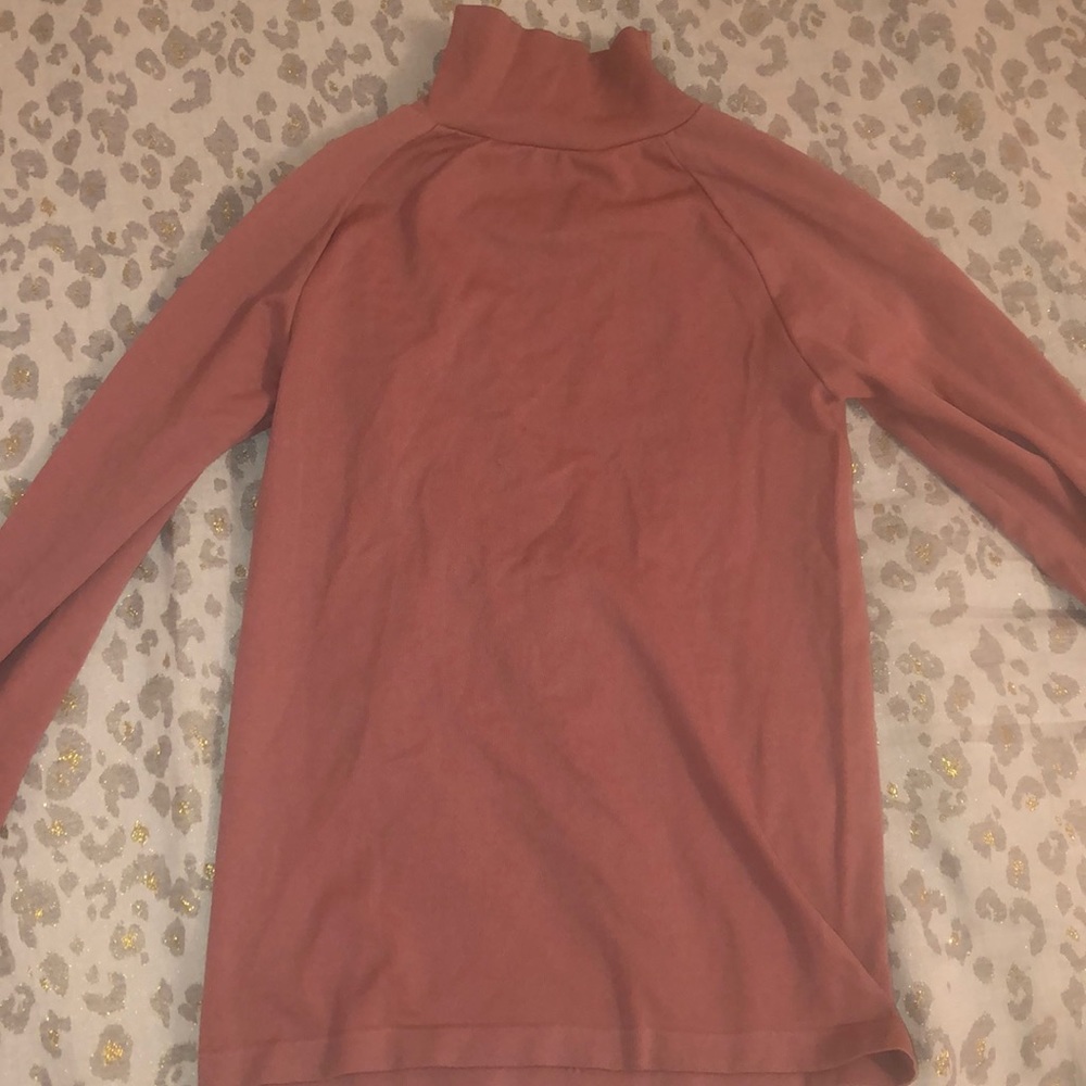 Free People Rose Long Sleeve Turtleneck